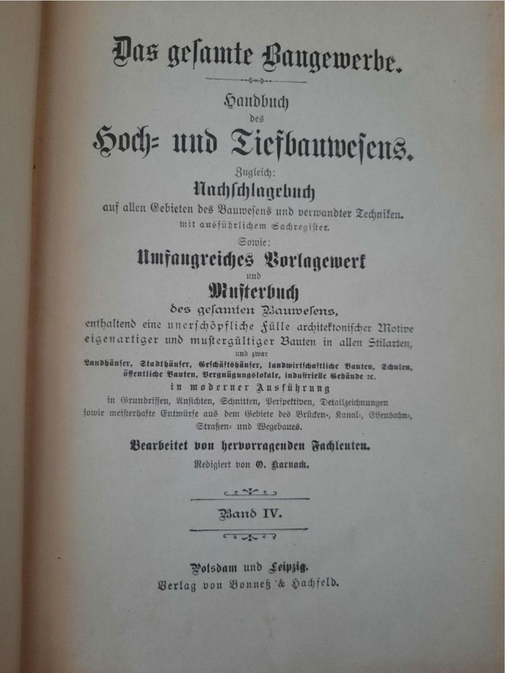 Das gesamte Baugewerbe - Handbuch des Hoch- und Tiefbauwesen in Berlin