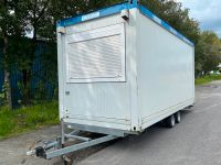 Mobiler Bürocontainer Mieten mit Anhänger / Baubüro Notunterkunft Niedersachsen - Hammah Vorschau