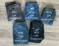 Verschiedene Jeans W30-34 & L34 schwarz & blau (Preis pro Stück) Niedersachsen - Eime Vorschau