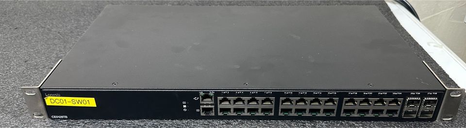 Lenovo Switch 24 Port Stack 10GBE Uplink 19 Zoll Rack händler in Gronau (Leine)