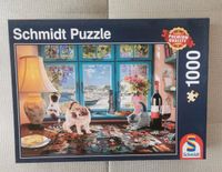 Schmidt Puzzle 1000 Teile, Am Puzzle - Tisch Bayern - Zell am Main Vorschau