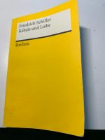 Buch Kabale und Liebe von Friedrich Schiller Baden-Württemberg - Westerstetten Vorschau