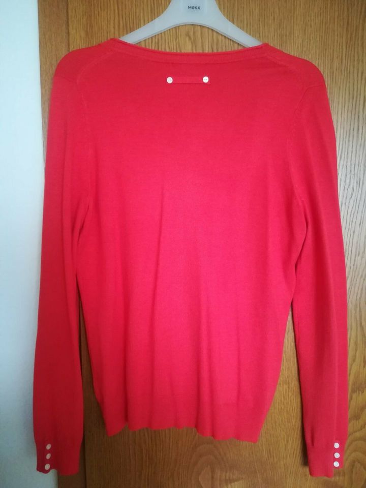 Damen-Strickjacke MEXX Cardigan in Rot Gr. M Neuwertig in Voerde (Niederrhein)