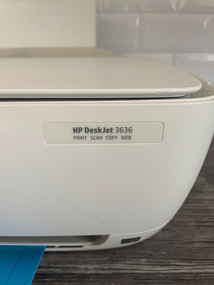 HP Deskjet 3636 All-In-One Drucker Scanner Kopierer Tinte Defekt? in Hamburg