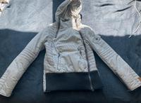 Khujo Damen Winterjacke weiß grün kariert Berlin - Lichtenberg Vorschau