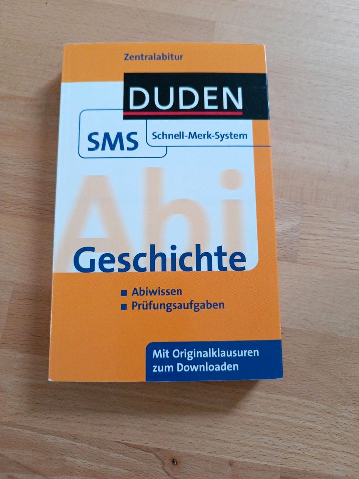 Duden SMS Geschichte - Abiwissen und Prüfungsaufgaben in Tübingen