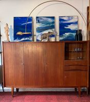 Mid Century highboard sideboard Teak Danish Design 1960 Bar Baden-Württemberg - Schorndorf Vorschau