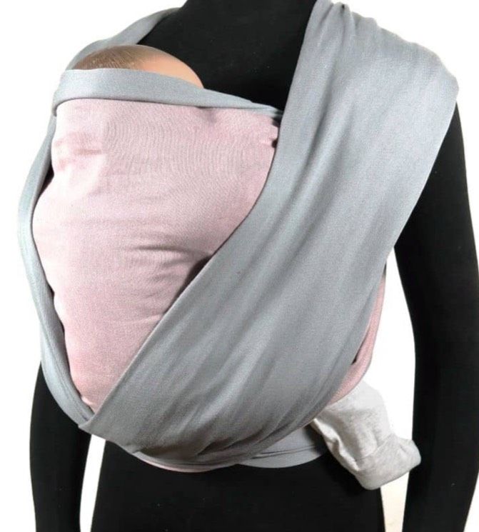 DIDYMOS Tragetuch Doubleface Rosalinde grau/rosa Gr.5 in Berlin