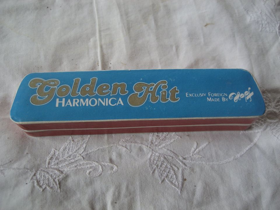 Hopf Golden Hit Harmonica Mundharmonika Stimmung C Vintage in Birkenheide