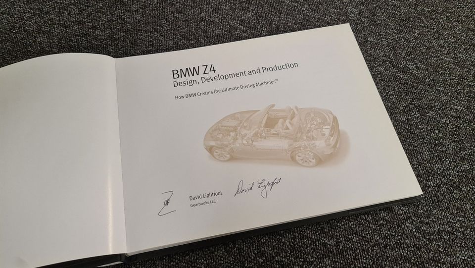 BMW Z4 E85 Buch / Design, Entwicklung & Produktion / Lightfoot in Besigheim