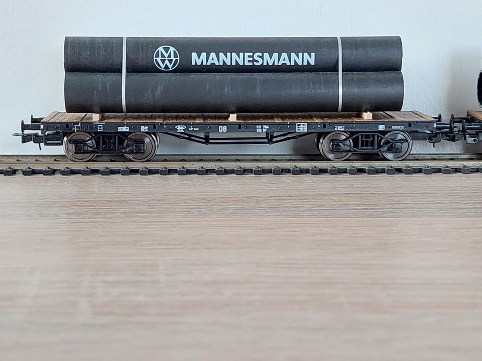 „Röhrentransportwagen“-Set, SSk 07, H0, Fleischmann 995811K in Neuburg a.d. Donau