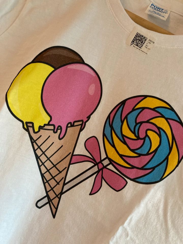 T-Shirt Karneval Fasching Candy Girl Lolli Eis M in Bergkamen