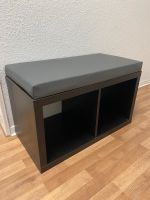 Ikea Kallax Regal schwarzbraun 2 Fächer inkl. Sitzauflage Schleswig-Holstein - Neumünster Vorschau