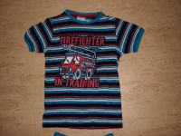 ♥ kurzer Schlafanzug Shorty Shirt Hose 140 Feuerwehr Junge ♥ Brandenburg - Lübben Vorschau