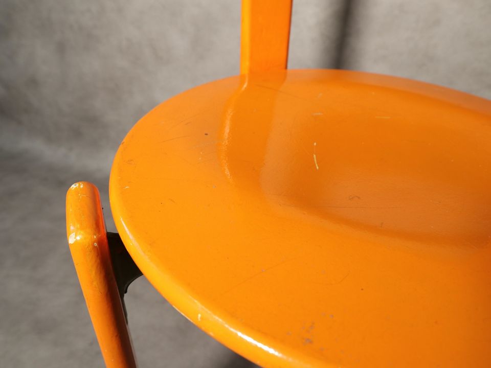 1/27 Bruno Rey Kusch Co Vintage Chair Designerstuhl Orange Stuhl in Wuppertal