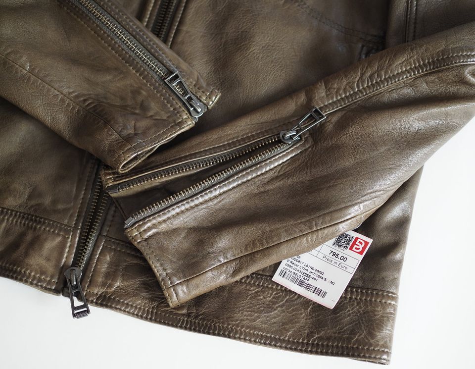 Belstaff V RACER 2.0 coole Coffee Racer Lederjacke, Größe 52, NEU in Remscheid