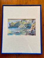 Madeira, Küstenansicht, Aquarell-Mischtechnik 28x34cm Niedersachsen - Neetze Vorschau