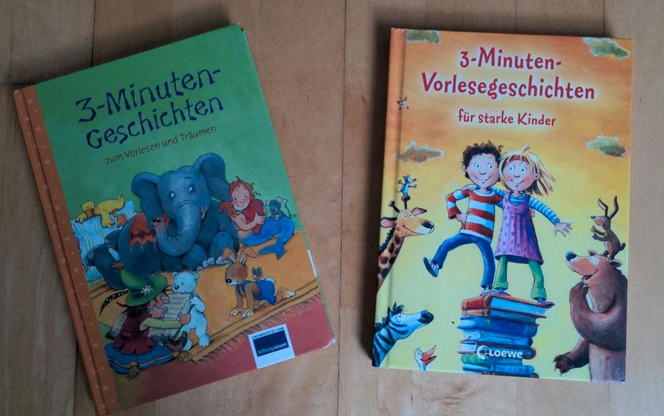 2 3-Minuten vorlesegeschichten Bücher in Mering