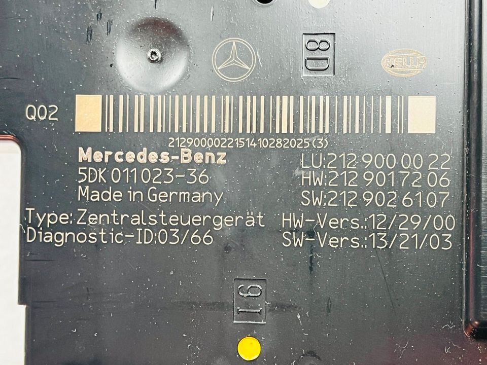 Mercedes Benz W212 SAM Sicherungskasten Hinten 2129000022 in Bad Doberan