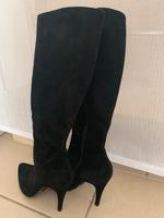 Buffalo Damenstiefel schwarz 37, Velourleder Niedersachsen - Apen Vorschau