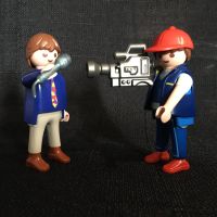 Playmobil Fernsehteam Reporter Kameramann Kamera Mikrofon Hessen - Diemelsee Vorschau