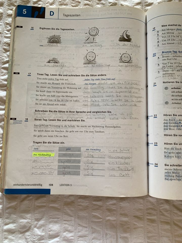 Schritte Plus 1 Kursbuch+Arbeitsbuch A1/1 Hueber Deutschbuch in Berlin