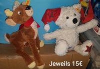 Steiff Reh Rudolf sowie Teddybär Weihnachten je 15€ Düsseldorf - Benrath Vorschau