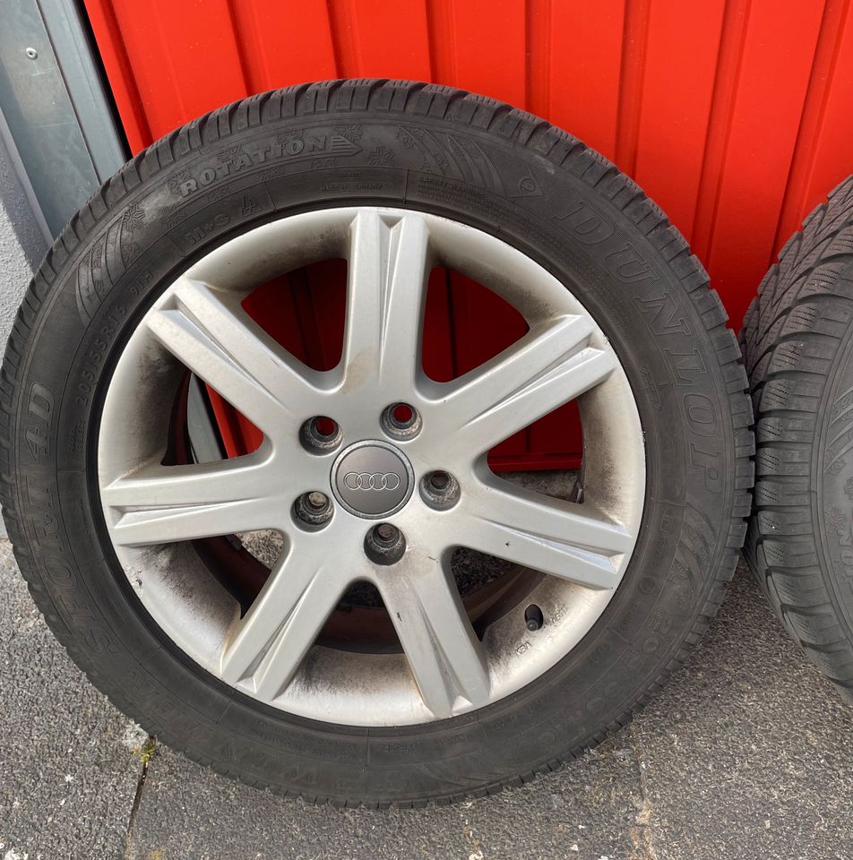 4 x ORIGINAL Audi A3 ALUFELGEN mit 4x Winterreifen 205/55/R16 in Mannheim