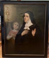 Antikes Gemälde Heilige Klara von Assisi 19. Jhd. 19. Jh. Rarität Thüringen - Nordhausen Vorschau