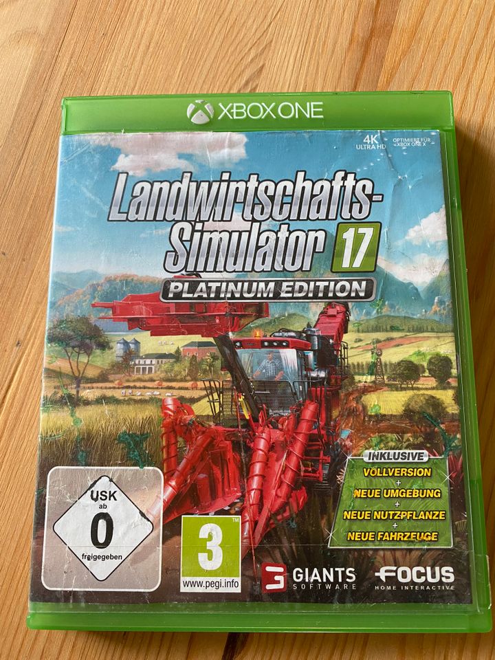 XBOX ONE Spiel Landwirtschaftssimulator 17 in Windeck