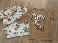 2 er Set Dino Shirt langarm gr 134/140 H&M *ungetragen* Niedersachsen - Staufenberg Vorschau