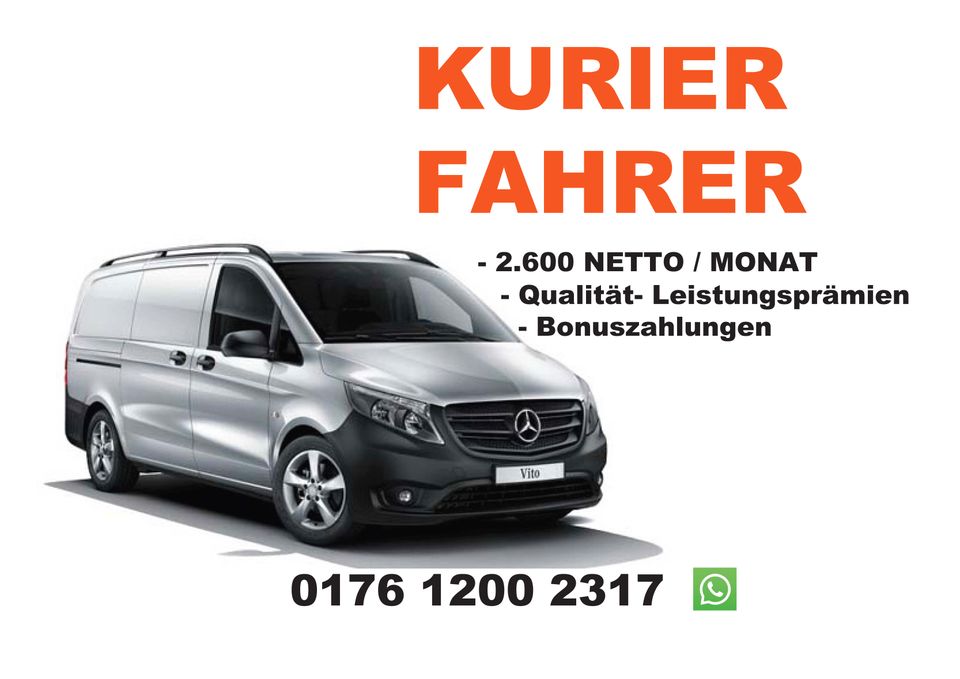 Kurierfahrer gesucht (m/w/d) Vollzeit in Dortmund