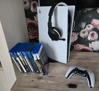 Ps5 mit Laufwerk und Spielen und Bluetooth Kopfhörer Nordrhein-Westfalen - Willebadessen Vorschau