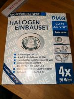 Halogen Einbausets GU10 50Watt Chrom Starr 50mm Kaltlichtreflekto Hessen - Schauenburg Vorschau