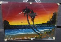 Aquarell Glas Los Angeles California USA Bild Gemälde Kalifornien Hessen - Egelsbach Vorschau