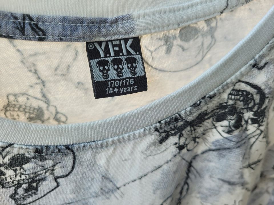 Verkaufe vier Langarmshirts in Größe 170/176 in Leinefelde