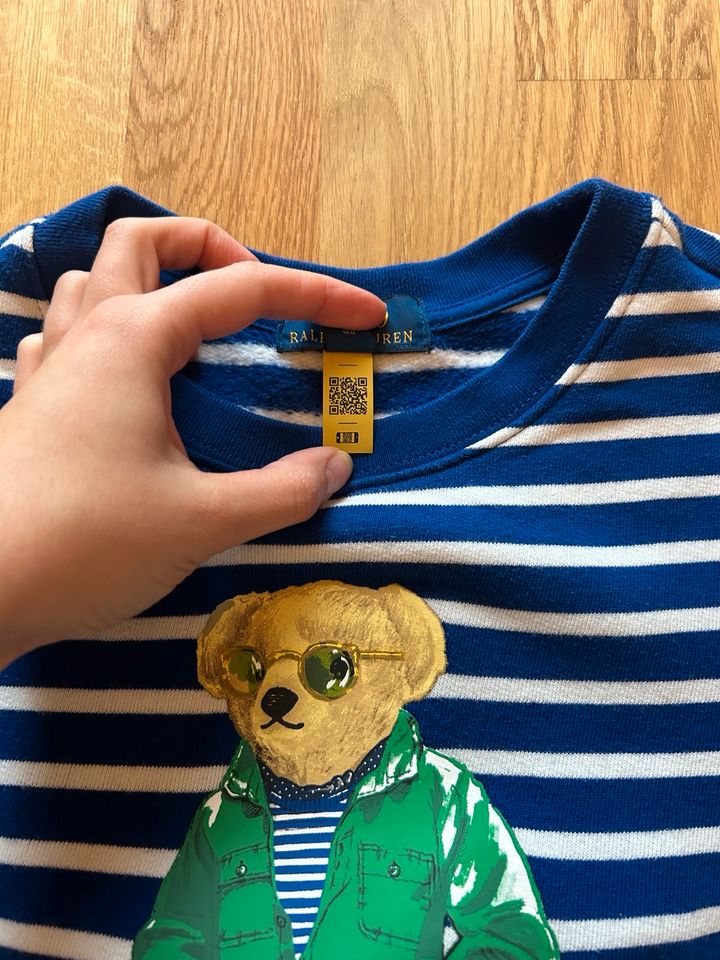 Ralph Lauren Polo Bear Pullover blau weiß gestreift in Hamburg