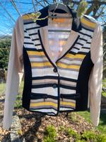 Damen Blazer Gr. 40 Biba beige, gelb schwarz weiß Ostern Saarland - Merzig Vorschau