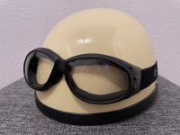 Motorrad Moped Helm Halbschale mit Brille Gr. S Sachsen - Kesselsdorf Vorschau