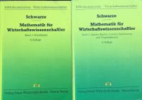 Schwarze: Mathematik für Wirschaftswiss. Band 1 und 3 Niedersachsen - Pattensen Vorschau