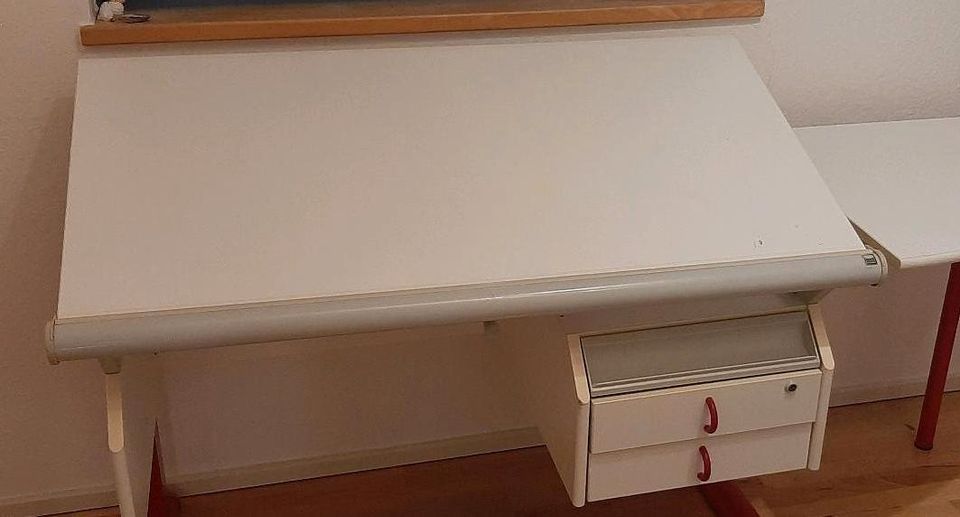 Moll - Schreibtisch höhenverstellbar - weiß - mit Anbauecke in Drensteinfurt
