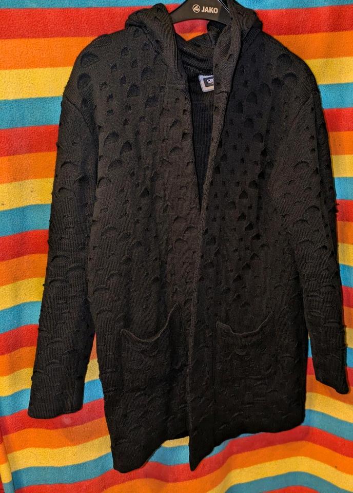 Schwarze offene Damen Wolljacke Größe XL Carisma Casual in Sondershausen