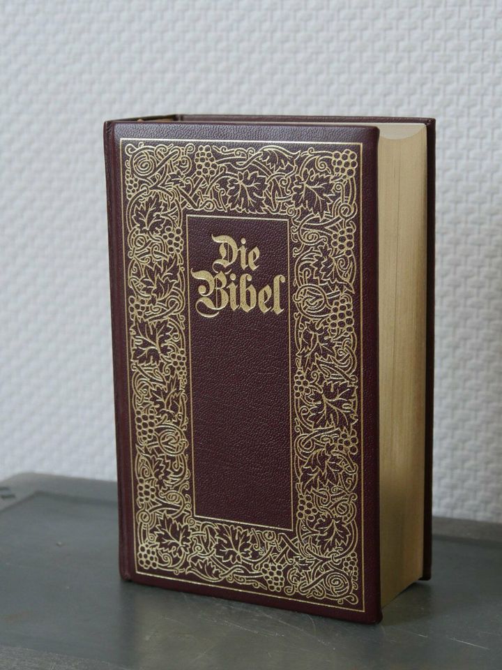 Tolle Bibel mit Goldseiten und Ledereinband (Sonderausgabe) in Nürnberg (Mittelfr)