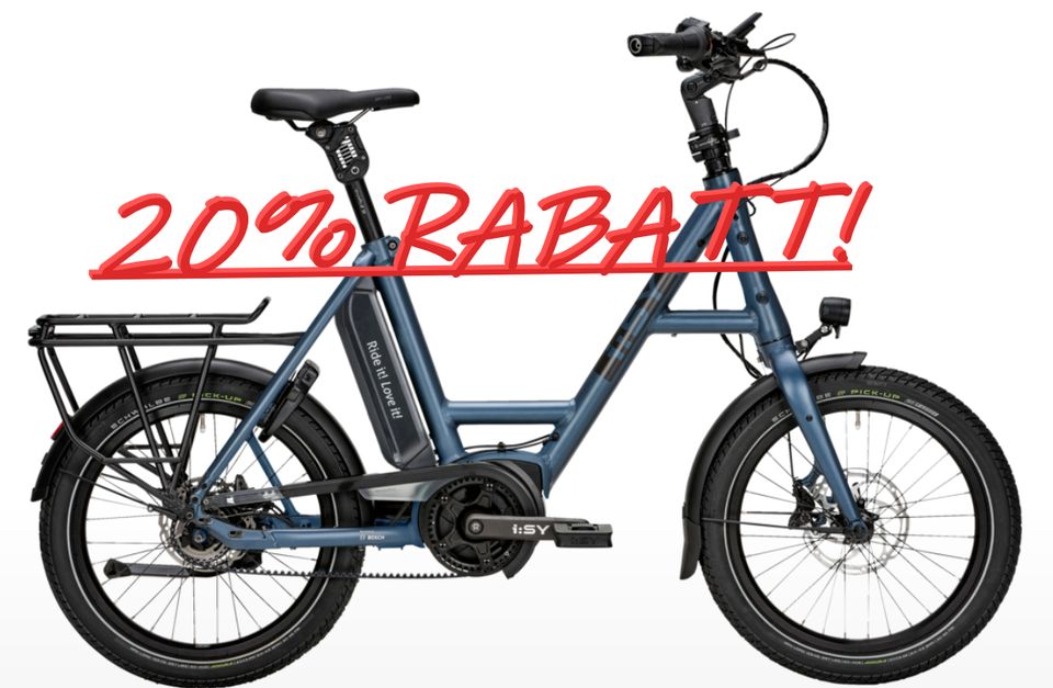 i:SY E5 ZR RT Comfort Bosch Performance Line 545 Wh 5G 20" E-Bike in Wischhafen