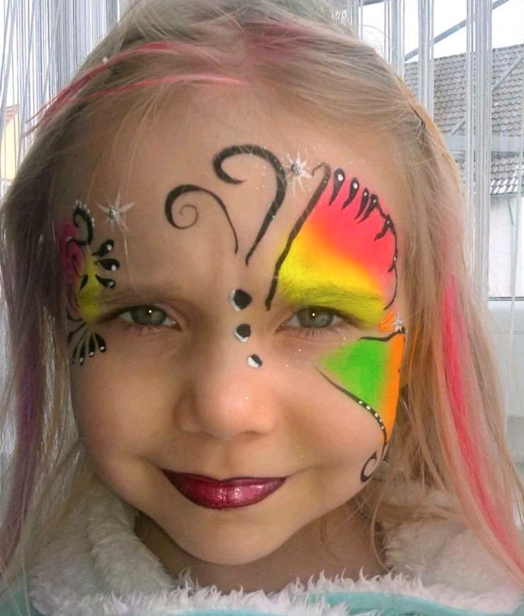 Kinderschminken, GlitzerTattoo in Waiblingen