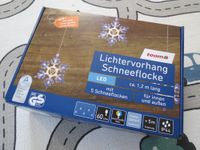 Lichtervorhang Schneeflocke -Toom - warm-weiß/blau - Lichterkette Thüringen - Eisenberg Vorschau