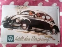 Blechschild VW Käfer 90er Jahre Nürnberg (Mittelfr) - Mitte Vorschau