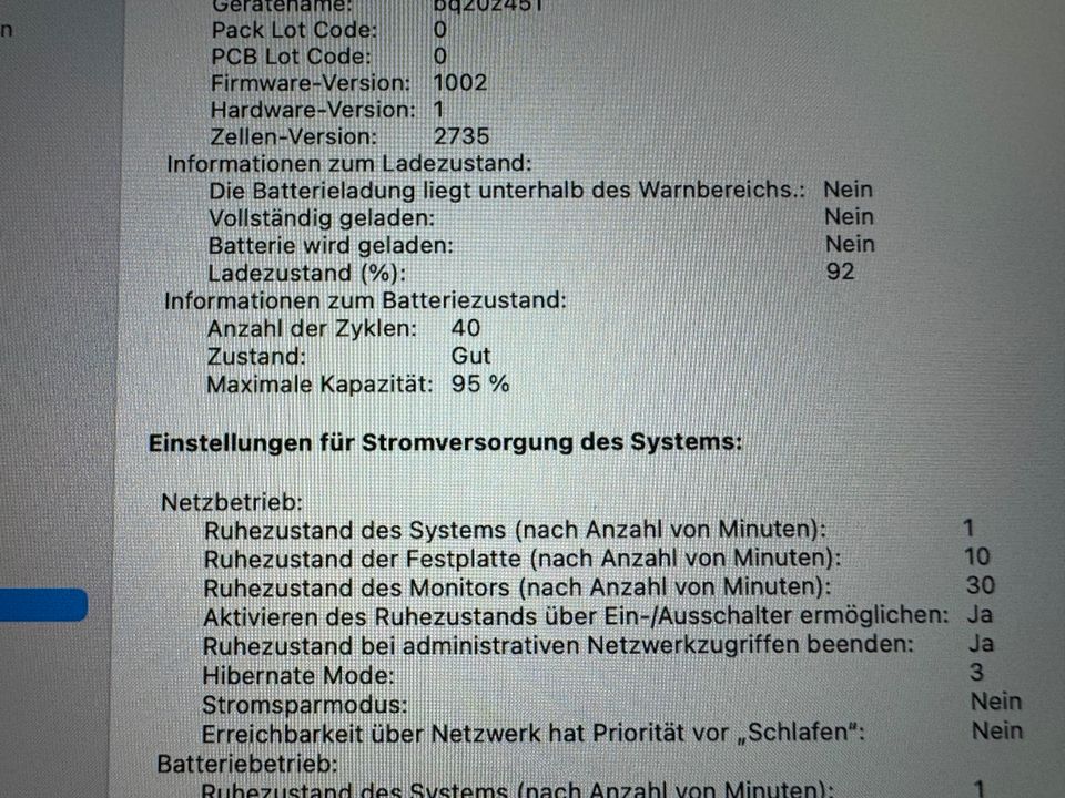 Apple MacBook Air M1 A2337 256 GB in Bischberg