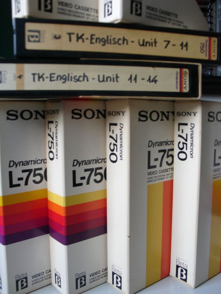 10 St. Sony Beta Video Cassetten in Sigmaringen