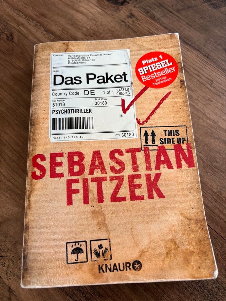 Buch: Das Paket - Sebastian Fitzek in Haltern am See